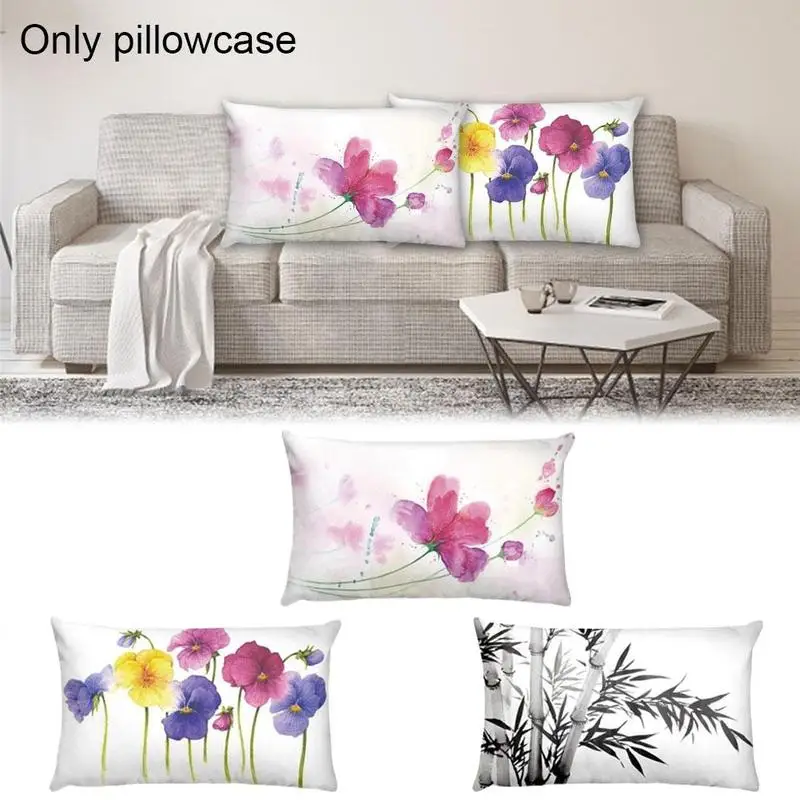 Rectangle Modern Art Watercolor Flower Nordic Style Printed Pillowcase Cushion Decorative Throw Pillow Home Decor Sofa 30*50cm
Rectangle Modern Art Watercolor Flower Nordic Style Printed Pillowcase Cushion Decorative Throw Pillow Home Decor Sofa 30*50cm