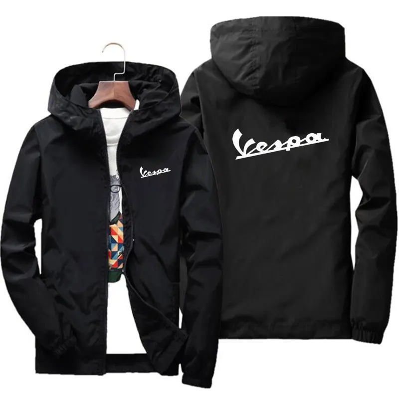 Pilot jacket thin long sleeve Vespa printed military jacket hooded 2021 men's and women's windbreaker zipper coat brand clothing 
Pilot jacket thin long sleeve Vespa printed military jacket hooded 2021 men's and women's windbreaker zipper coat brand clothing