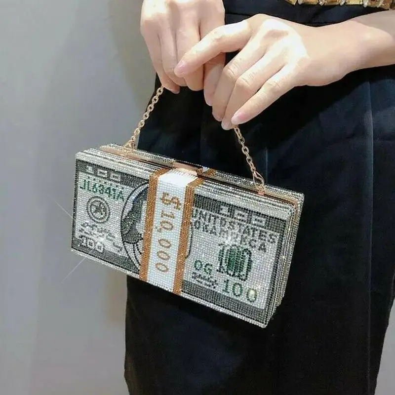 Crystal Money Usd Bags Dollar Design Luxury Diamond Evening Bags Party Purse Clutch Bags Wedding Dinner Purses and Handbags
Crystal Money Usd Bags Dollar Design Luxury Diamond Evening Bags Party Purse Clutch Bags Wedding Dinner Purses and Handbags