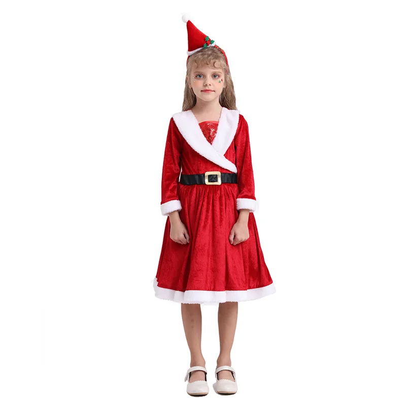 Christmas Children's Costume Christmas Party Cosplay Santa Claus Long Sleeve Creative Classic Kawaii Girl Dress Stage Clothes
Christmas Children's Costume Christmas Party Cosplay Santa Claus Long Sleeve Creative Classic Kawaii Girl Dress Stage Clothes