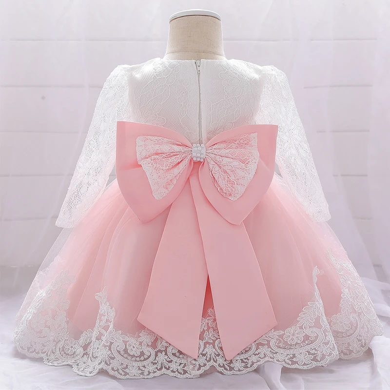 Lace Embroidery Formal Long Sleeve Wedding Gown Tutu Princess Dress Flower Girls Photo Kids Party For Girl Clothes
Lace Embroidery Formal Long Sleeve Wedding Gown Tutu Princess Dress Flower Girls Photo Kids Party For Girl Clothes