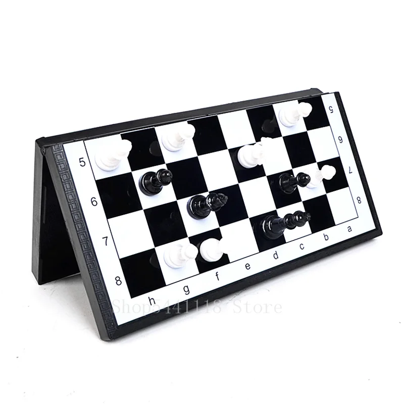 Magnetic Chess Set Foldable Game International Chess Folding Chess Portable Board Game 2021 NEW