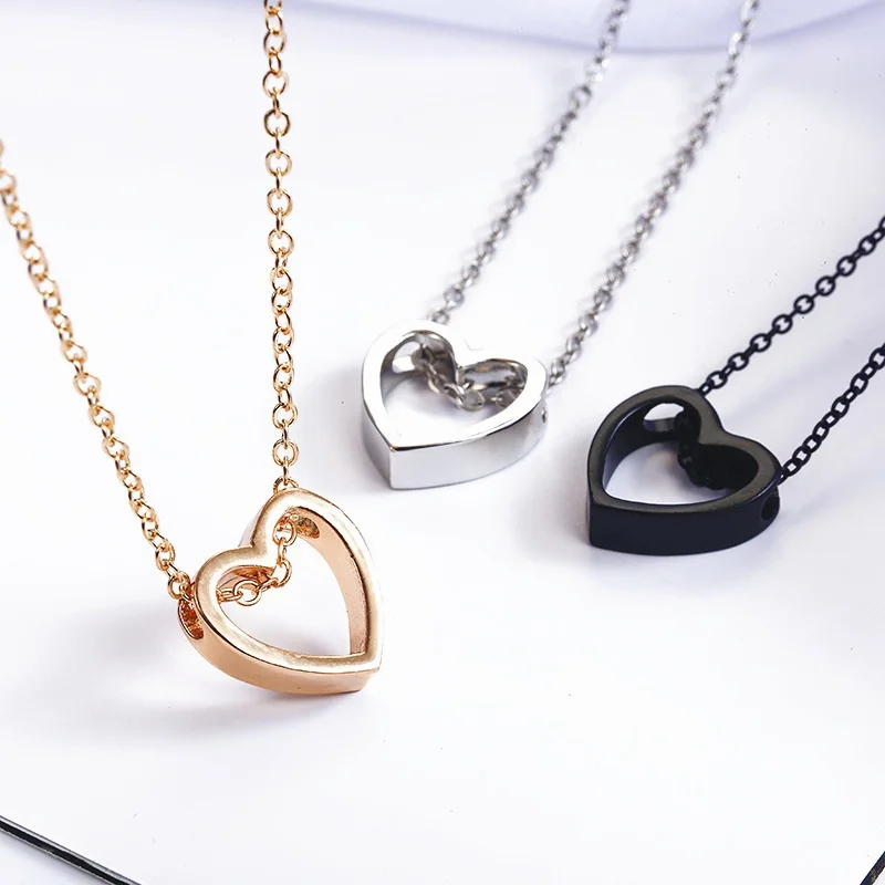 Fashion Simple Love Heart Necklace Super Cute Charm Classics Elegant Women Girl Party Jewelry Couples Available
Fashion Simple Love Heart Necklace Super Cute Charm Classics Elegant Women Girl Party Jewelry Couples Available