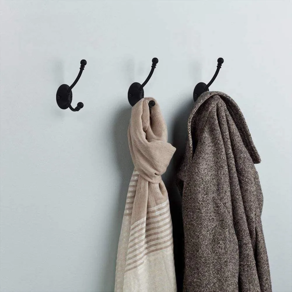 5Pcs Heavy Duty Coat Hooks With Screws Wall Mounted European Vintage Bronze Black Hat Hanger Cabinet Door Clothes Hook Hardware
5Pcs Heavy Duty Coat Hooks With Screws Wall Mounted European Vintage Bronze Black Hat Hanger Cabinet Door Clothes Hook Hardware