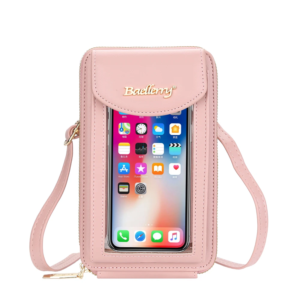 New Women Bags Soft Leather Wallets Touch Screen Cell Phone Purse Crossbody Shoulder Strap Handbag for Female Cheap Women's Bags
New Women Bags Soft Leather Wallets Touch Screen Cell Phone Purse Crossbody Shoulder Strap Handbag for Female Cheap Women's Bags