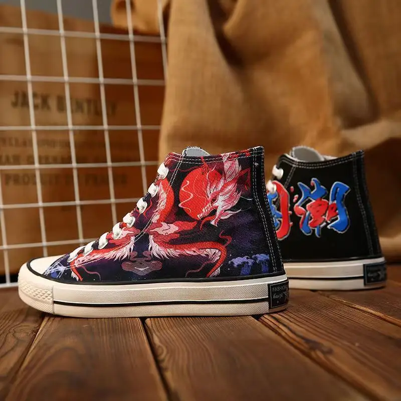 European Station Ukiyo Series Printed Mushroom Street Men's Shoes Sports Comfort Leisure Fashion Bright Color
European Station Ukiyo Series Printed Mushroom Street Men's Shoes Sports Comfort Leisure Fashion Bright Color