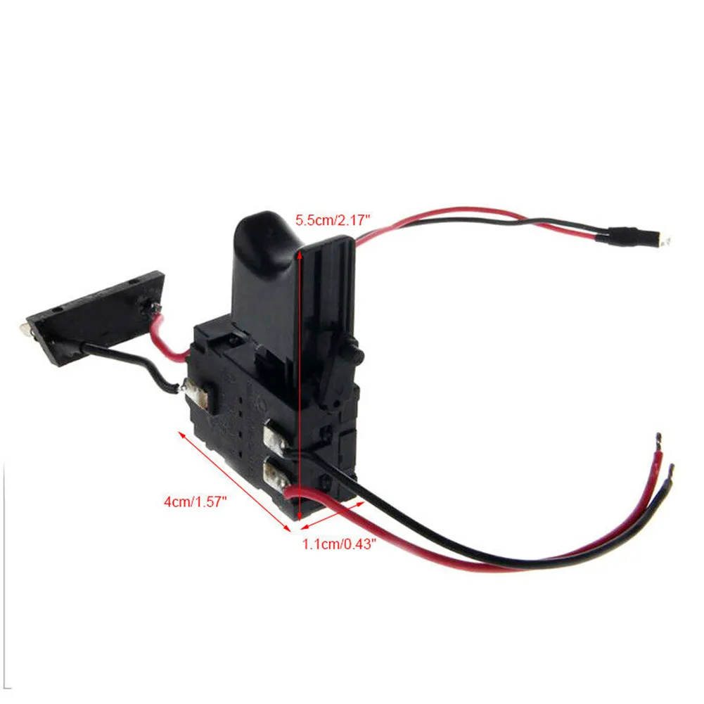 DC 7.2-24V Electric Drill Dustproof Speed Control Push Button Trigger Switch Dustproof Speed Control Switch For Electric Drill
DC 7.2-24V Electric Drill Dustproof Speed Control Push Button Trigger Switch Dustproof Speed Control Switch For Electric Drill