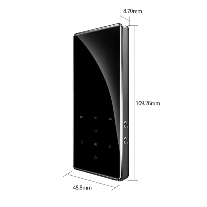 X8 металлический сенсорный экран MP4 Bluetooth музыкальный плеер для спорта бега