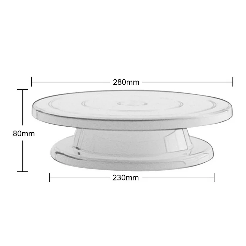 Cake Turntable Stand Cake Decoration Accessories DIY Mold Rotating Stable Anti-skid Round Cake Table Kitchen Baking Tools
Cake Turntable Stand Cake Decoration Accessories DIY Mold Rotating Stable Anti-skid Round Cake Table Kitchen Baking Tools