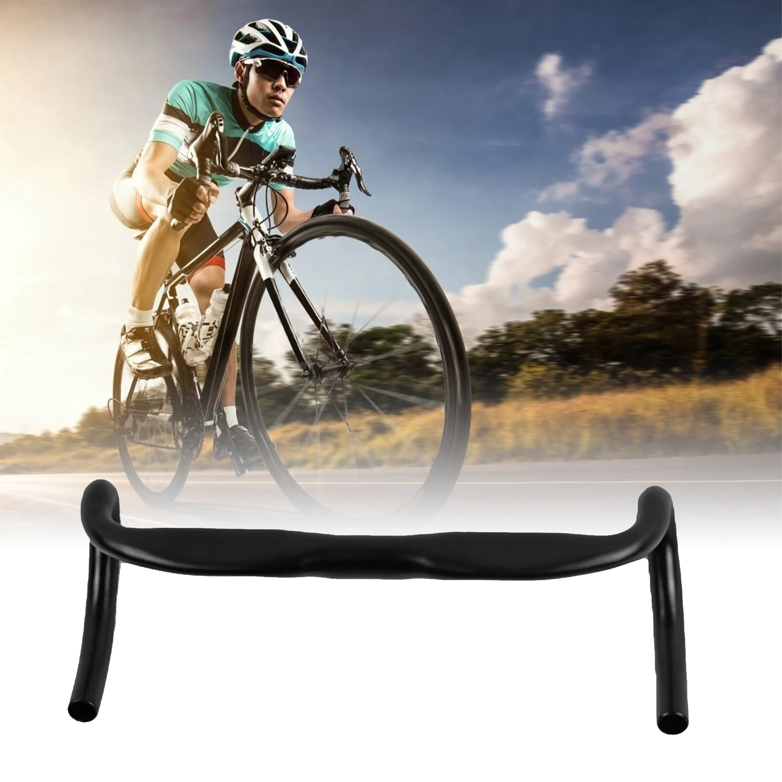 Road Bike Handlebar Fixed gear bike road bike drop rod bending aluminum alloy handlebar 420mm 31.8mm Bike Accessories
Road Bike Handlebar Fixed gear bike road bike drop rod bending aluminum alloy handlebar 420mm 31.8mm Bike Accessories