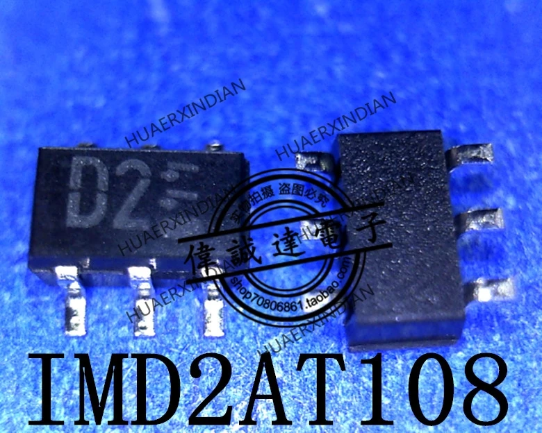 1 шт. новый оригинальный IMD2AT108 IMD2 Тип D2 СОТ-163 5 В наличии реальное изображение -
