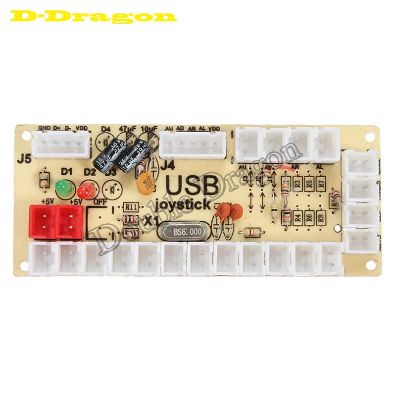 Zero Delay USB Encoder to PC Joystick and Button For MAME &Arcade Fighting Stick Controls Board DIY Arcade Game Kit Parts
Zero Delay USB Encoder to PC Joystick and Button For MAME &Arcade Fighting Stick Controls Board DIY Arcade Game Kit Parts