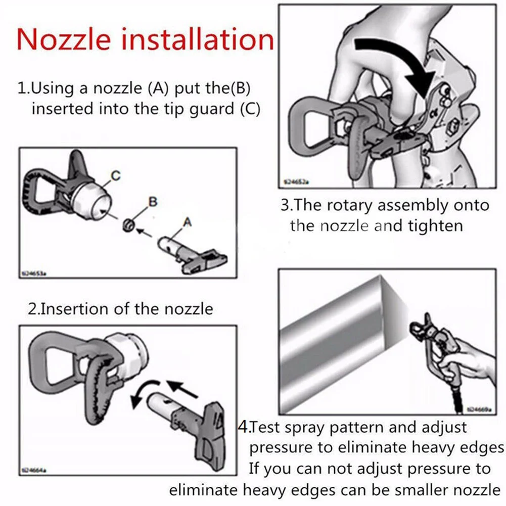 5/6Series Airless Spray Tip Nozzle For Putty Coating Paint Sprayer Tool 517-629 Welding Accessories Maquina De Solda Soudure
5/6Series Airless Spray Tip Nozzle For Putty Coating Paint Sprayer Tool 517-629 Welding Accessories Maquina De Solda Soudure