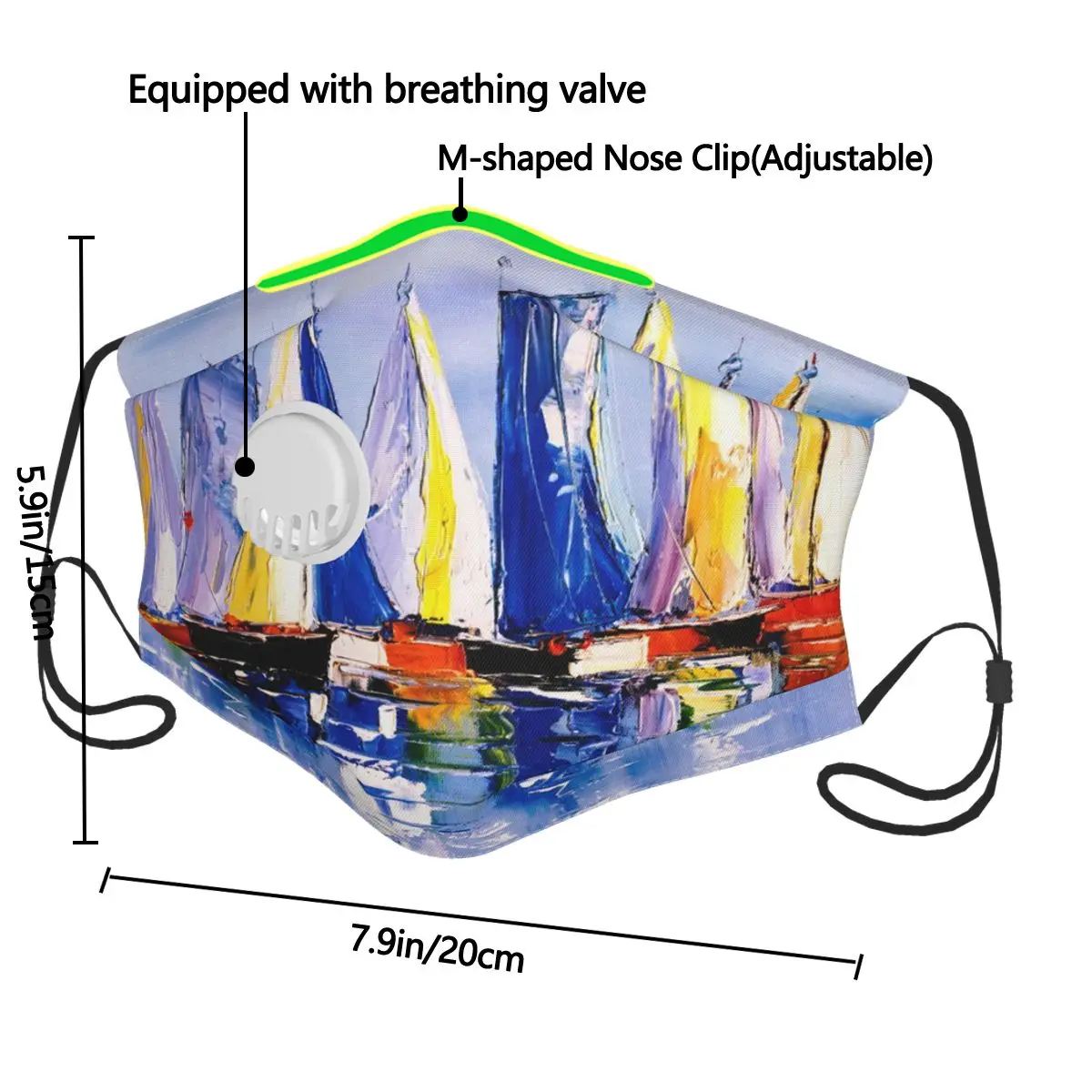 Sea Boats Oil Painting Mouth Face Mask Anti Haze/Anti Dust Mouth Mask Respirator With Filter Respirator
Sea Boats Oil Painting Mouth Face Mask Anti Haze/Anti Dust Mouth Mask Respirator With Filter Respirator