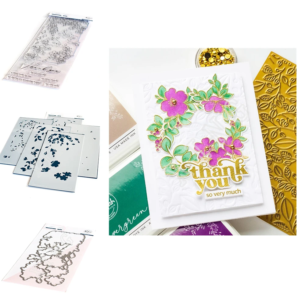 In the Meadow Metal Cutting Dies Silicone Stamps and Stencil for Scrapbooking Album Decoration Craft Diy Greeting Card Making
In the Meadow Metal Cutting Dies Silicone Stamps and Stencil for Scrapbooking Album Decoration Craft Diy Greeting Card Making