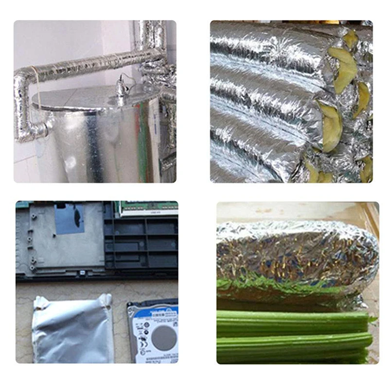 50M Aluminum Foil Self Adhesive Tape Pipe Repairs Silver Tape High Temperature Sealed Stick Waterproof Hood Sealing Tape
50M Aluminum Foil Self Adhesive Tape Pipe Repairs Silver Tape High Temperature Sealed Stick Waterproof Hood Sealing Tape