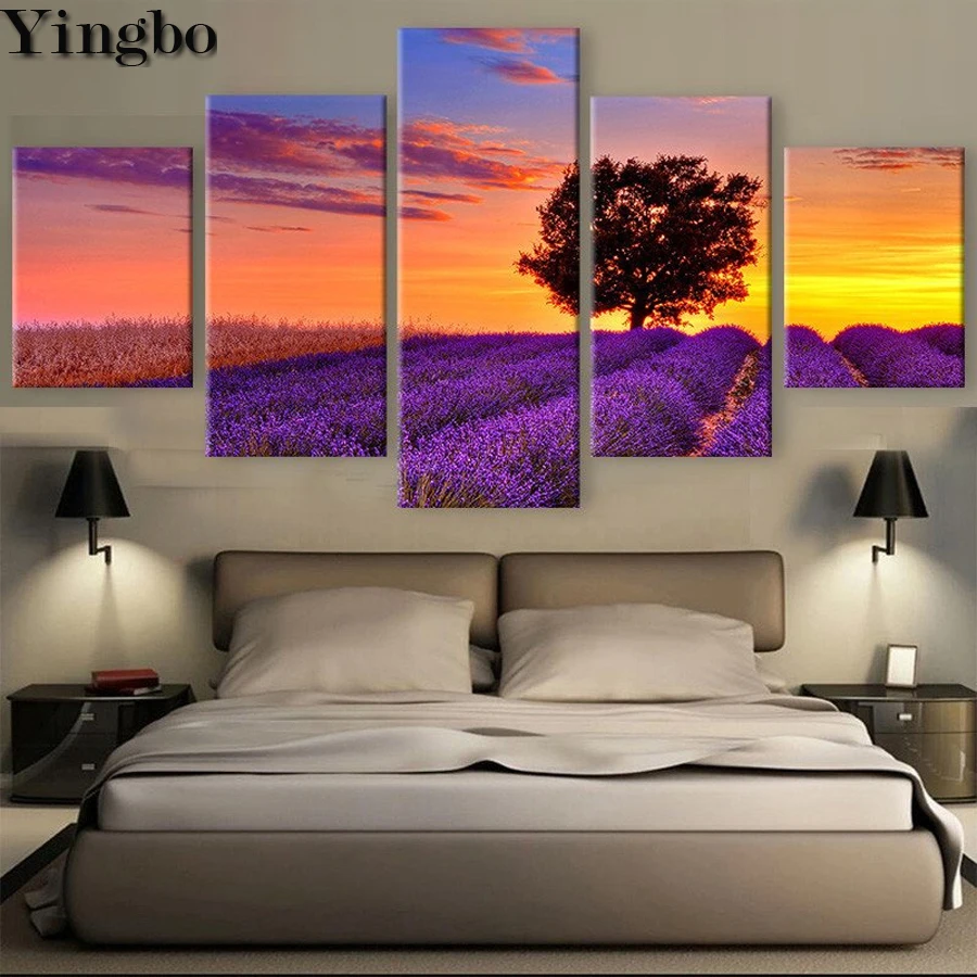 5pcs full round square diamond embroidery Sunset lavender cross stitch kits 5d diamond painting multigang living room decor
5pcs full round square diamond embroidery Sunset lavender cross stitch kits 5d diamond painting multigang living room decor