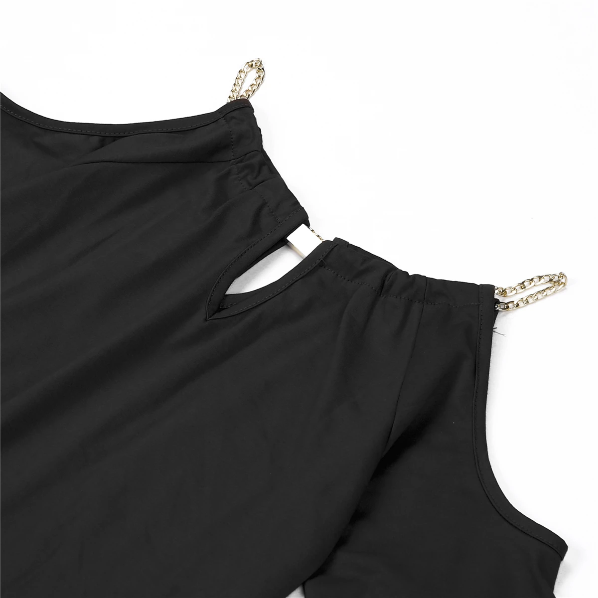 Women Top Shirt Long Sleeve Solid Color Off Shoulder Hollow Outfit Slim-Fit Chain Pullover Wild Fashion Outfit
Women Top Shirt Long Sleeve Solid Color Off Shoulder Hollow Outfit Slim-Fit Chain Pullover Wild Fashion Outfit