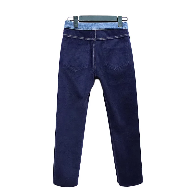 Wholesale spring thin straight tube large size women's jeans high waist burr fashion Korean version nine points pants manufactur
Wholesale spring thin straight tube large size women's jeans high waist burr fashion Korean version nine points pants manufactur