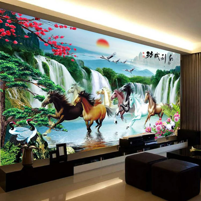 DMC Eight Horses 11CT Printed Cross Stitch Kit Embroidered Needlework Sets Green Hills Green Waters Landscape Painting Decor 
DMC Eight Horses 11CT Printed Cross Stitch Kit Embroidered Needlework Sets Green Hills Green Waters Landscape Painting Decor