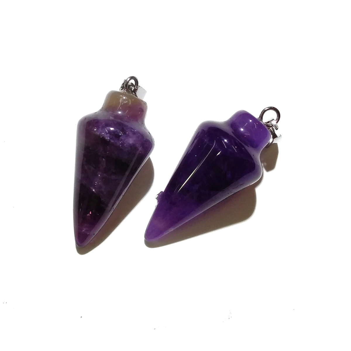 Conical Purple Quartzs Pendant Necklace Reiki Healing Natural Stone Amulet DIY Jewelry Personality Gift Size 15x30mm
Conical Purple Quartzs Pendant Necklace Reiki Healing Natural Stone Amulet DIY Jewelry Personality Gift Size 15x30mm