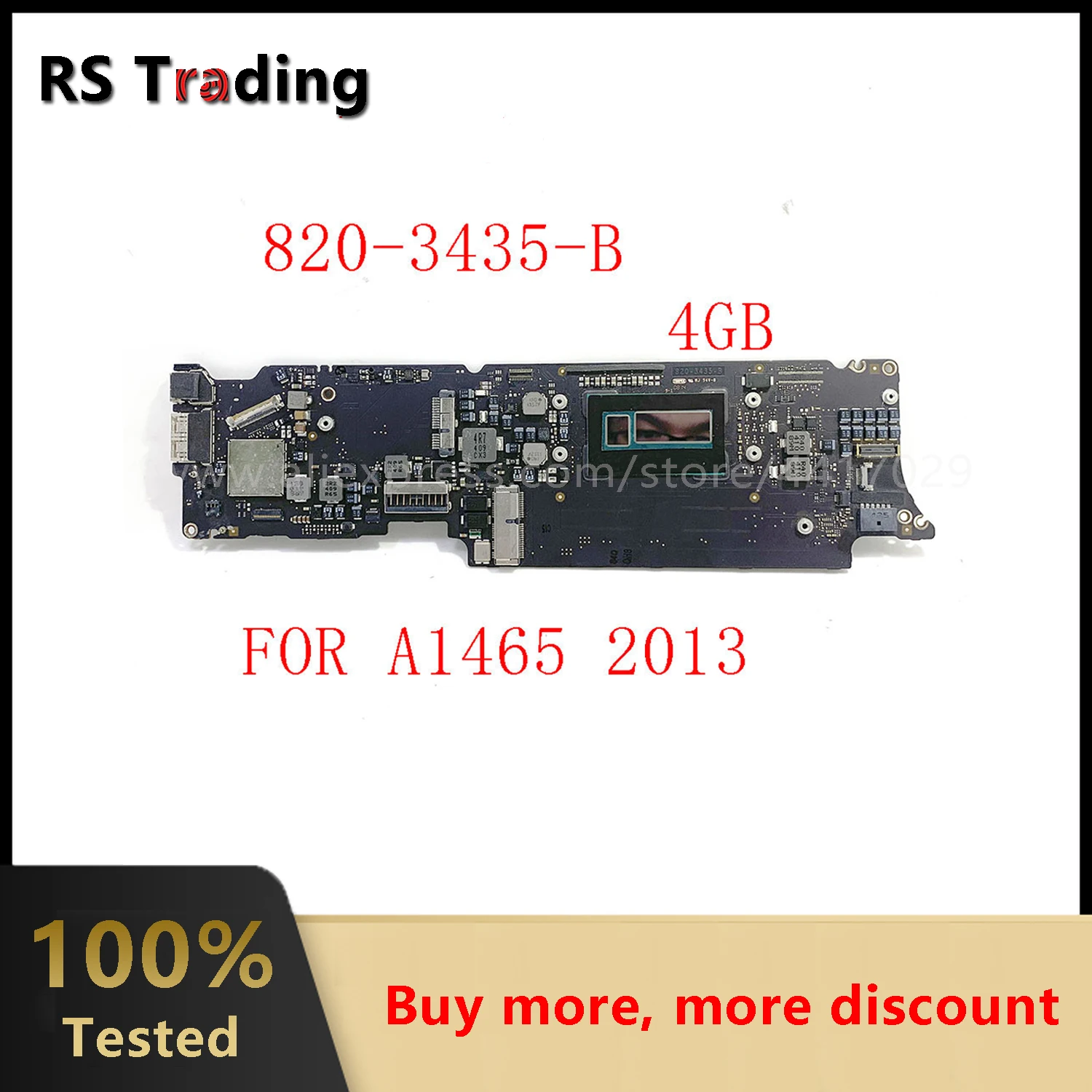 A1465 Logic Board 11\" A1465 Motherboard 2013-2014 Year I5-4250u 4GB 1.3Ghz 1.4Ghz 820-3435-A 820-3435-B For Macbook Air
A1465 Logic Board 11\" A1465 Motherboard 2013-2014 Year I5-4250u 4GB 1.3Ghz 1.4Ghz 820-3435-A 820-3435-B For Macbook Air