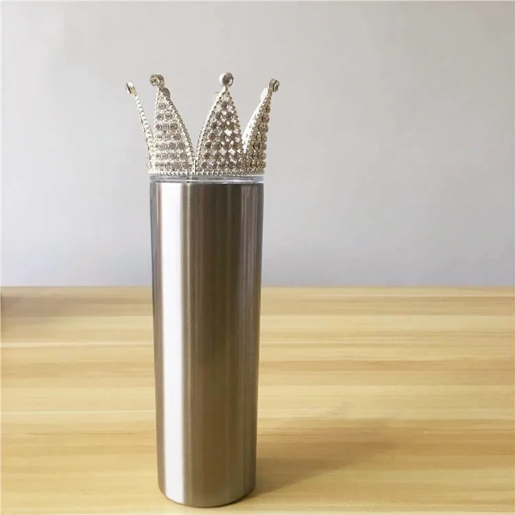 metal material Trinket crown lid for top of cups For the 20oz skinny sublimation Stainless Steel tumblers decor
metal material Trinket crown lid for top of cups For the 20oz skinny sublimation Stainless Steel tumblers decor