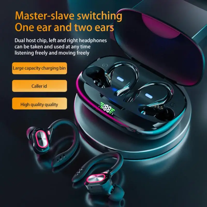S730 TWS Bluetooth Earphones HIFI Wireless Electric Charge Display Hanging Ear Type Business Earphone Passive Noise Reduction
S730 TWS Bluetooth Earphones HIFI Wireless Electric Charge Display Hanging Ear Type Business Earphone Passive Noise Reduction