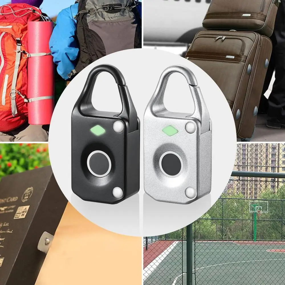 Fingerprint Padlock Electronic Intelligent Padlock Non-password Lock Household Locker Anti-theft Fingerprint Lock
Fingerprint Padlock Electronic Intelligent Padlock Non-password Lock Household Locker Anti-theft Fingerprint Lock