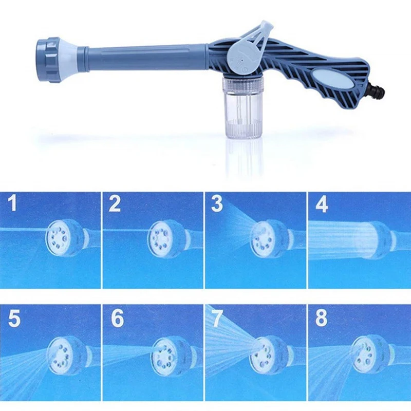 1PC Water Gun Gardening Watering Sprinkler Nozzle Car Washer Spray High Pressure Foam Auto 8-in-1 Multifuctional Cleaning Tools
1PC Water Gun Gardening Watering Sprinkler Nozzle Car Washer Spray High Pressure Foam Auto 8-in-1 Multifuctional Cleaning Tools