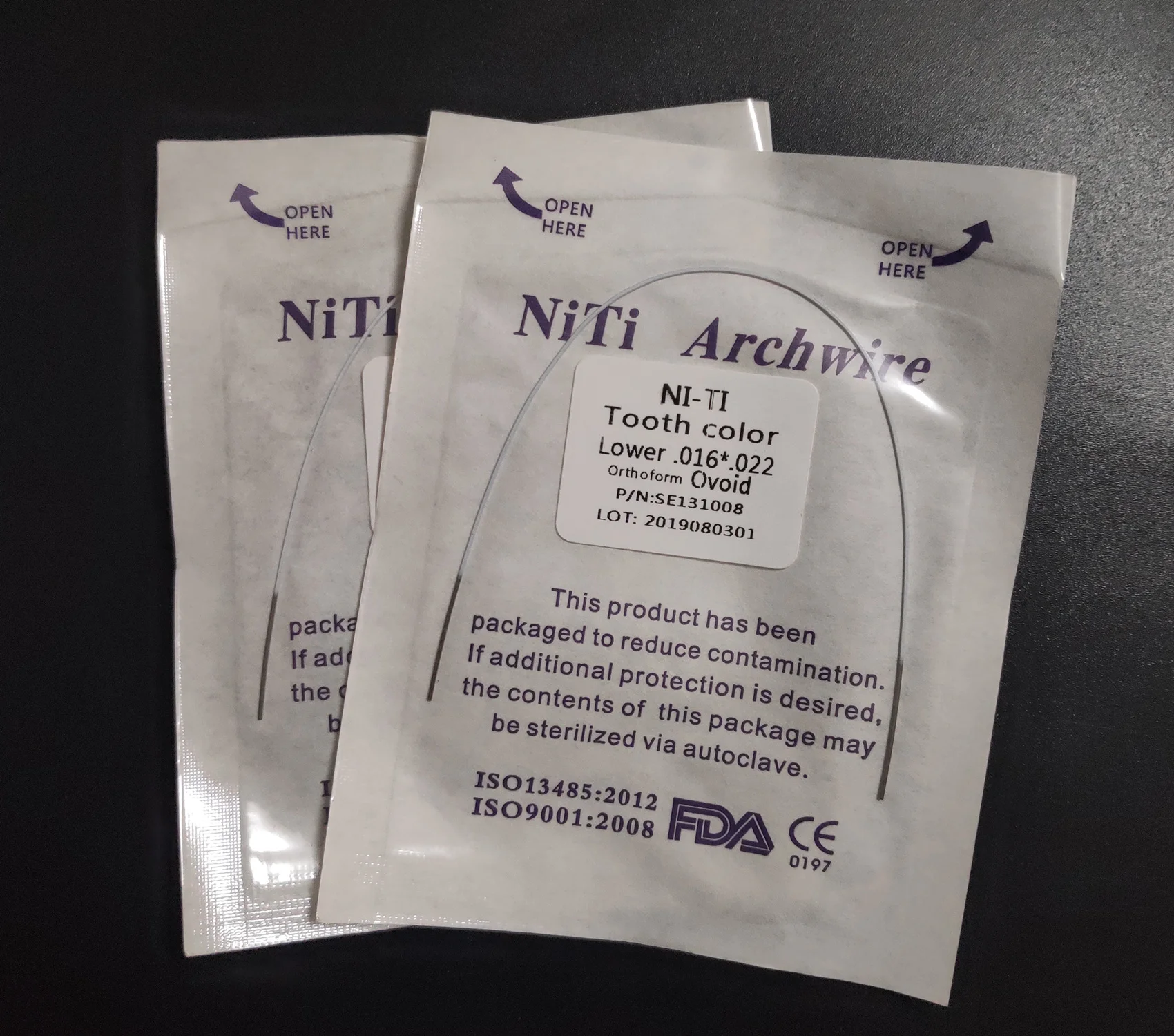 10 Packs 10 Pcs Coated White Color Super Elastic Niti Rectangular Arch Wire Ovoid Form Dental Orthodontics
10 Packs 10 Pcs Coated White Color Super Elastic Niti Rectangular Arch Wire Ovoid Form Dental Orthodontics