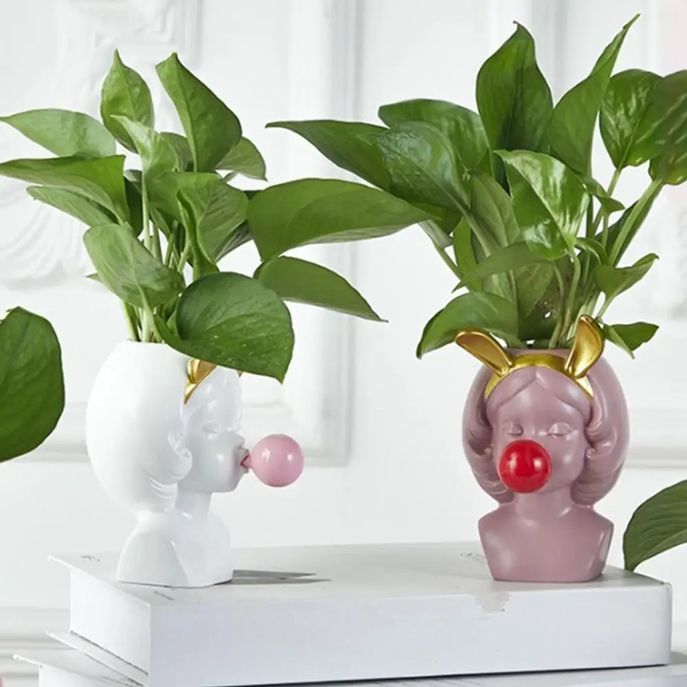 Cute Girl Blowing Bubbles Succulent Planters Vinyl Flower Pot Home Garden Desktop Vase Micro Landscape Decoration
Cute Girl Blowing Bubbles Succulent Planters Vinyl Flower Pot Home Garden Desktop Vase Micro Landscape Decoration