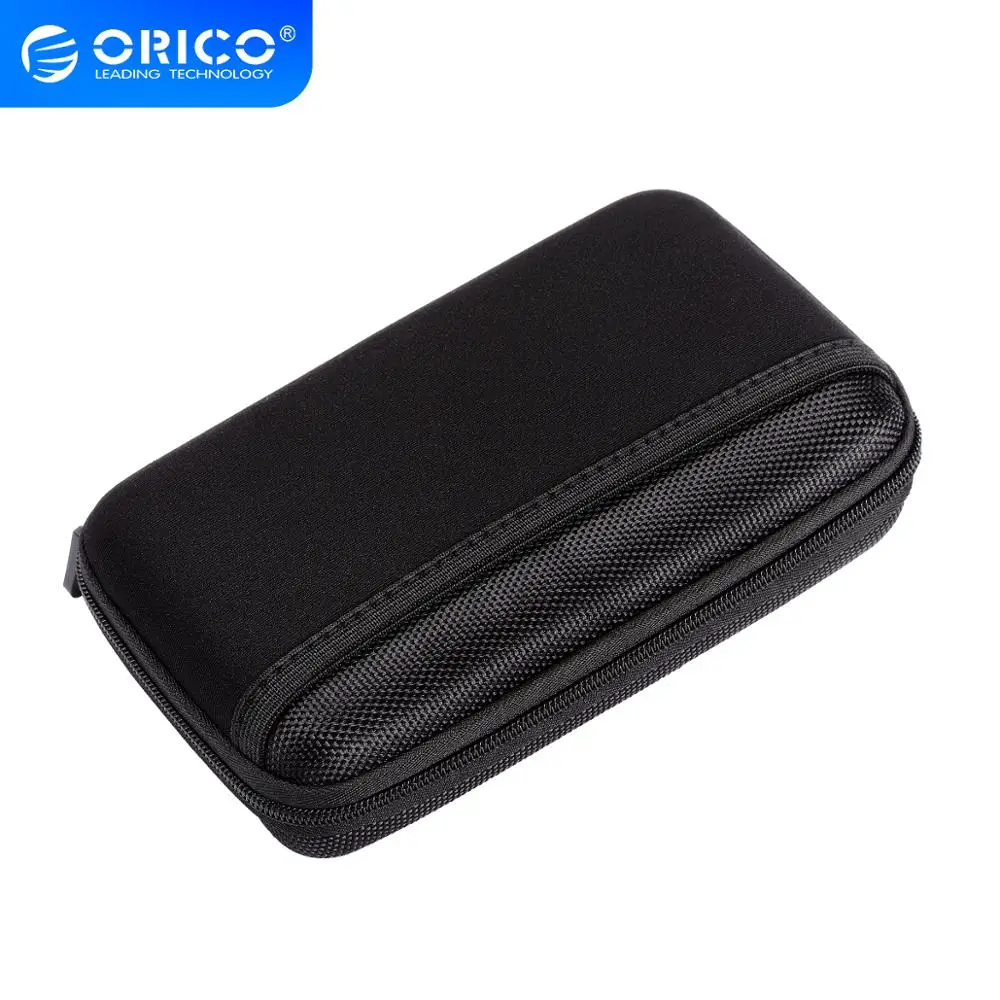 ORICO 2 5 дюймов сумка для хранения HDD SSD USB кабели зарядные устройства Power Bank наушники
