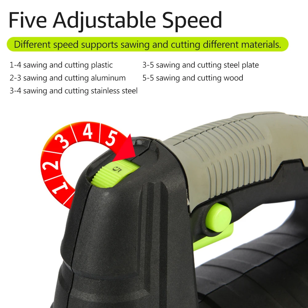 Electric Jig Saw Multifunctional Electric Curved Saw Electric Cutter Electric Woodworking Tool Electric Sawing Cutting Machine
Electric Jig Saw Multifunctional Electric Curved Saw Electric Cutter Electric Woodworking Tool Electric Sawing Cutting Machine
