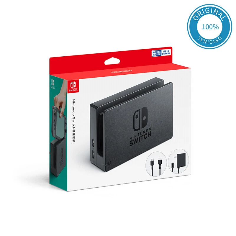 Nintendo Switch Dock Set with AC adapter(2pins) and an HDMI cable (1.5m) - for Nintendo Switch - Brand New Original
Nintendo Switch Dock Set with AC adapter(2pins) and an HDMI cable (1.5m) - for Nintendo Switch - Brand New Original