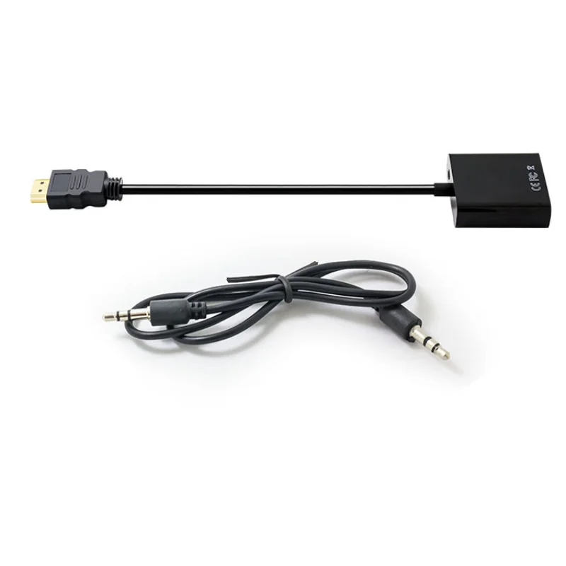 1080P HDMI-compatible to VGA Adapter Digital to Analog Converter Cable for PC Laptop TV Box to Projector Displayer HDTV
1080P HDMI-compatible to VGA Adapter Digital to Analog Converter Cable for PC Laptop TV Box to Projector Displayer HDTV