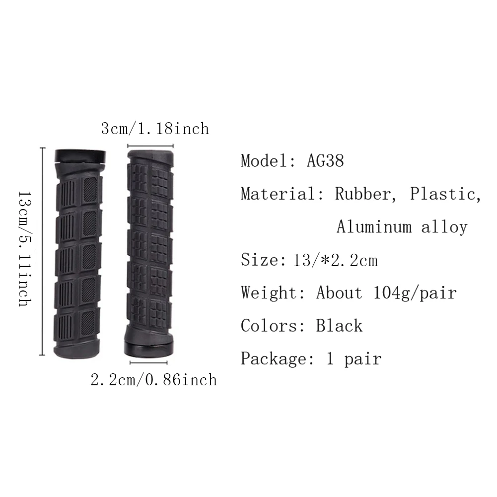 Handlebar Grips MTB Mountain Bike Cycle Bicycle Lock handle Grips Durable BMX Rubber Grip Anti-Slip Parts 1 Pair
Handlebar Grips MTB Mountain Bike Cycle Bicycle Lock handle Grips Durable BMX Rubber Grip Anti-Slip Parts 1 Pair
