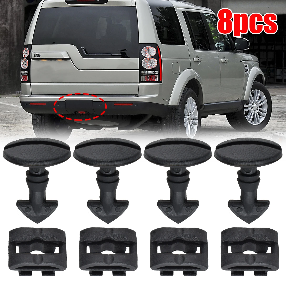 8pcs For Land Range Rover Sport Discovery Sport 3 4 LR2 LR3 LR4 Freelander 2 Rear Bumper Turn Lock Twist Clips Tow Eye Cover
8pcs For Land Range Rover Sport Discovery Sport 3 4 LR2 LR3 LR4 Freelander 2 Rear Bumper Turn Lock Twist Clips Tow Eye Cover