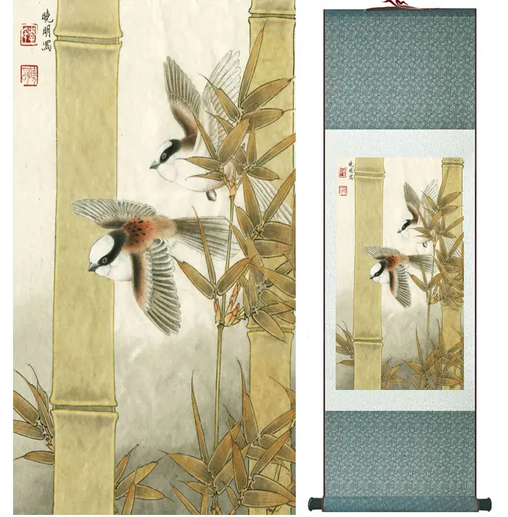 Birds flying in the bamboos Chinese wash painting home decoration painting Chinese traditional art panting No.32403
Birds flying in the bamboos Chinese wash painting home decoration painting Chinese traditional art panting No.32403