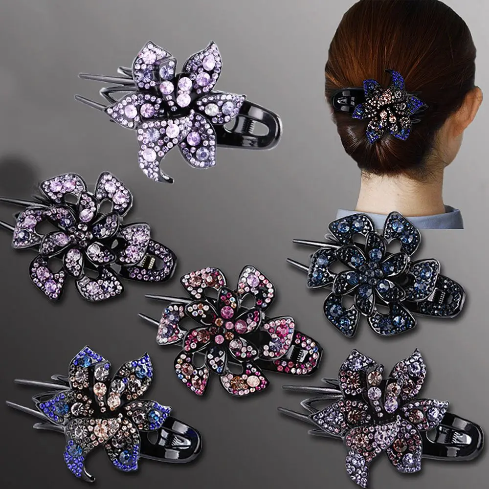 1 шт., заколка для волос с кристаллами 
1 шт., заколка для волос с кристаллами