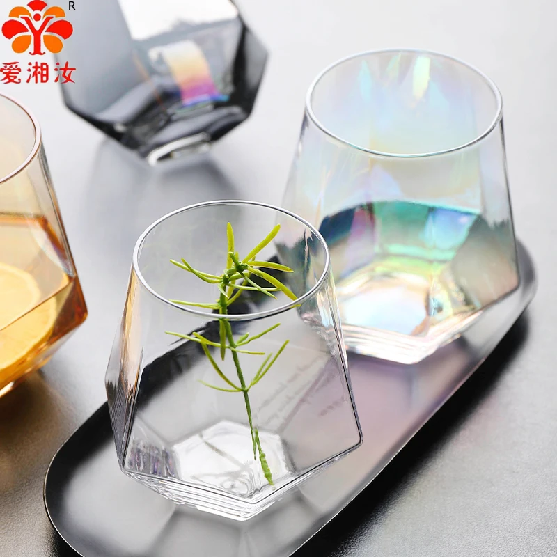 Aixiangru European Ins Personalized Creative Transparent Glass Cup Whisky Simple Beer Cup Color Household Water Six Edge Diamond
Aixiangru European Ins Personalized Creative Transparent Glass Cup Whisky Simple Beer Cup Color Household Water Six Edge Diamond