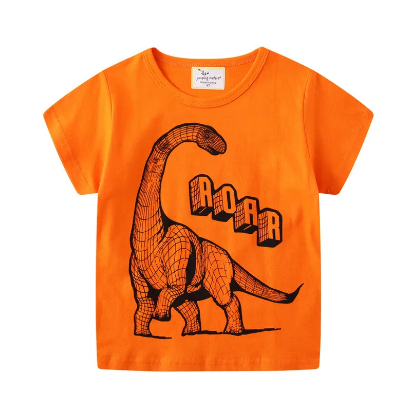 Jumping Meters Boys Clothing Summer Brand Children Boys Cartoon Dinosaur Print 100% Cotton T-shirt Tops Shirts Tee Summer
Jumping Meters Boys Clothing Summer Brand Children Boys Cartoon Dinosaur Print 100% Cotton T-shirt Tops Shirts Tee Summer