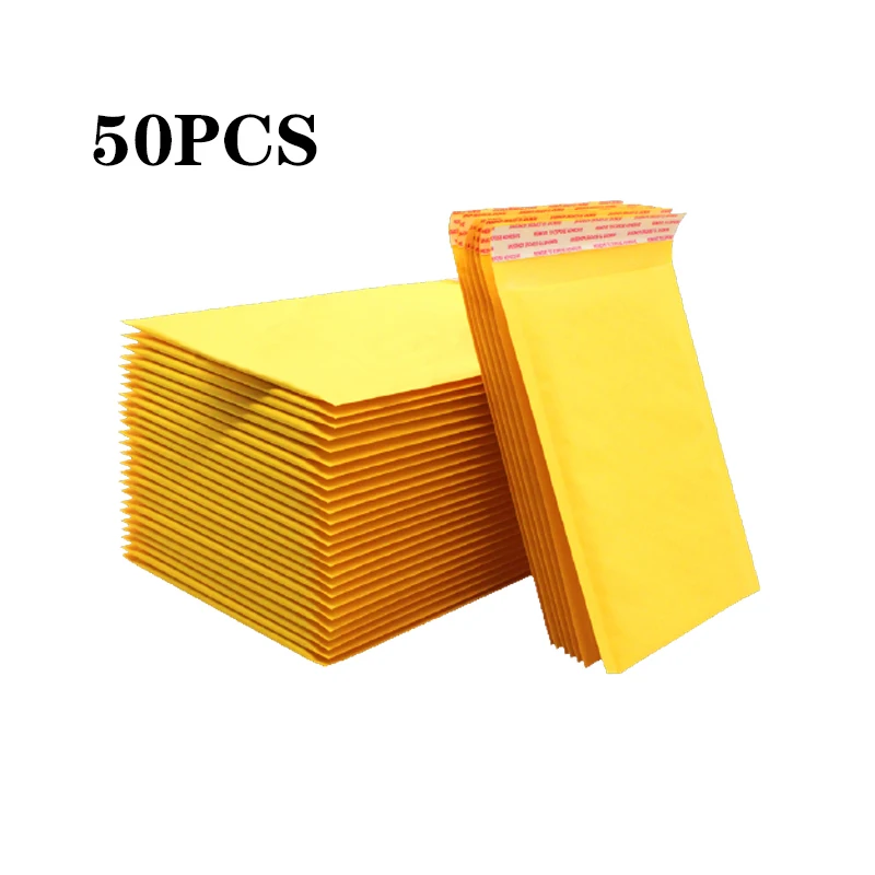 50 Kraft Paper Bubble Envelopes Transport Envelopes Self-Sealing Envelopes With Bubbles Shockproof Envelopes
50 Kraft Paper Bubble Envelopes Transport Envelopes Self-Sealing Envelopes With Bubbles Shockproof Envelopes