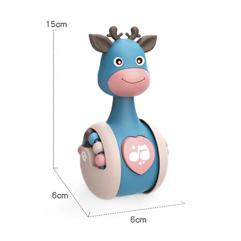 Educational Toys Baby Cartoon Deer Tumbler For Children Sliding Tumbler Newborn Teether Infant Toy Make Fun Baby Toys 1 2 3 Year
Educational Toys Baby Cartoon Deer Tumbler For Children Sliding Tumbler Newborn Teether Infant Toy Make Fun Baby Toys 1 2 3 Year