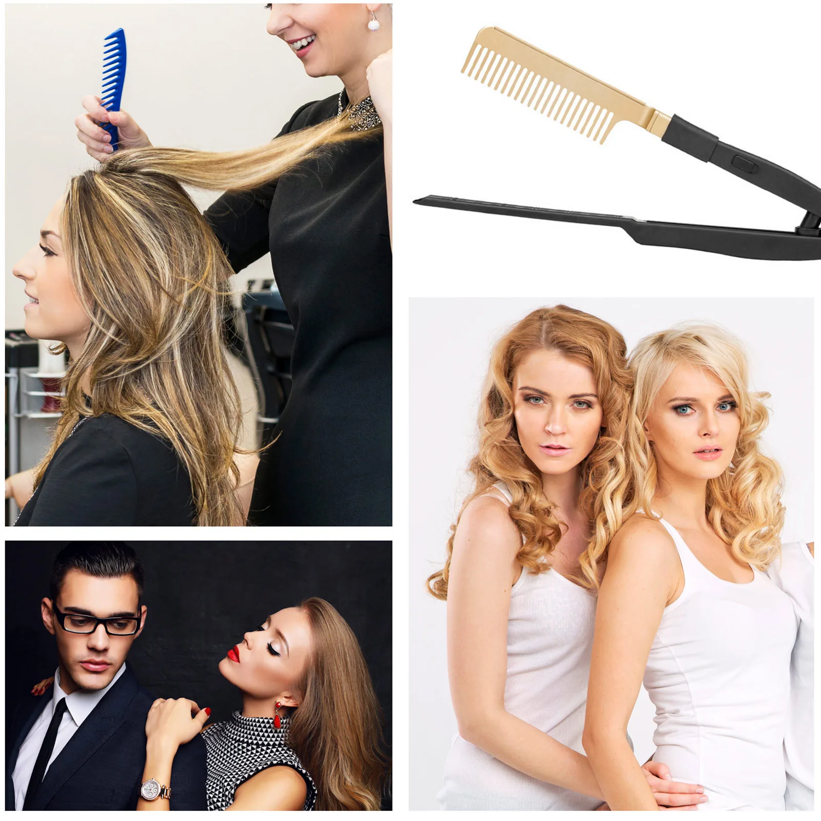 Hair Straightener Portable Electric Hair Straightening Flat Iron Brush Comb for Women Girls Home Salon Wet Dry Hair Use
Hair Straightener Portable Electric Hair Straightening Flat Iron Brush Comb for Women Girls Home Salon Wet Dry Hair Use