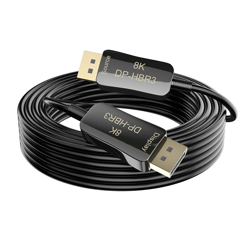 

DisplayPort DP1.4 Fiber Optic Cable 8K Ultra HD High Speed DP to DP 1.4 1.2 Display Port for PS3/4 Monitor PC