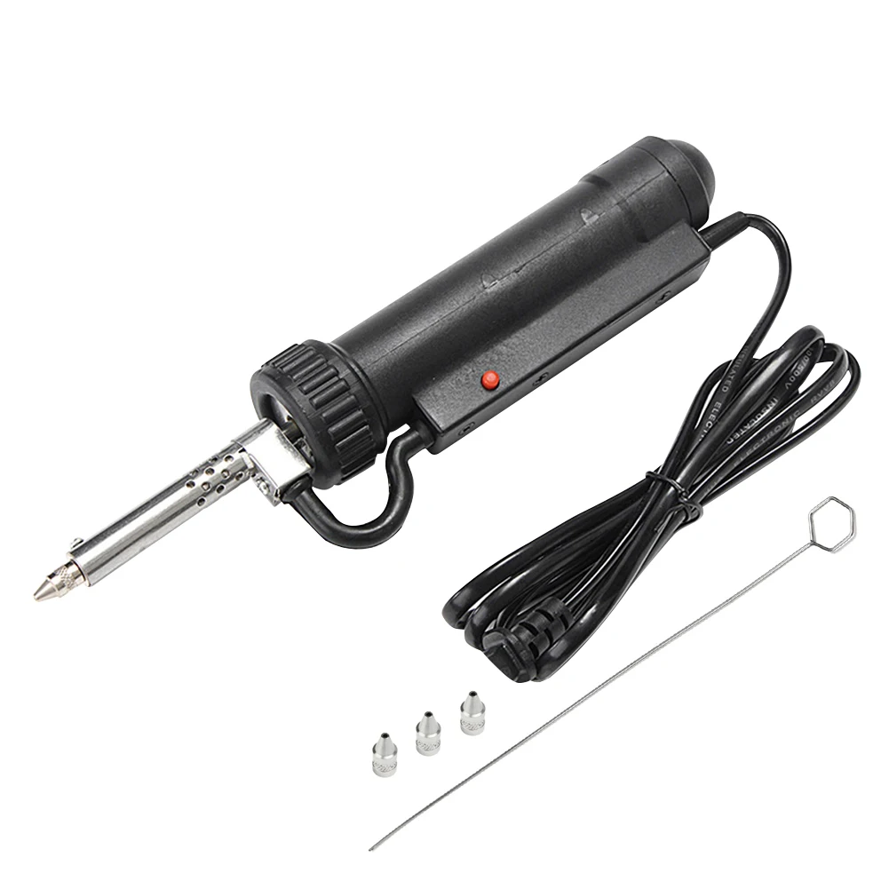 Solder Sucker Electric Welding Soldering Tin Sucker Vacuum 220V Desoldering Pump with Nozzle Automatic Removal Iron Pen Tool
Solder Sucker Electric Welding Soldering Tin Sucker Vacuum 220V Desoldering Pump with Nozzle Automatic Removal Iron Pen Tool