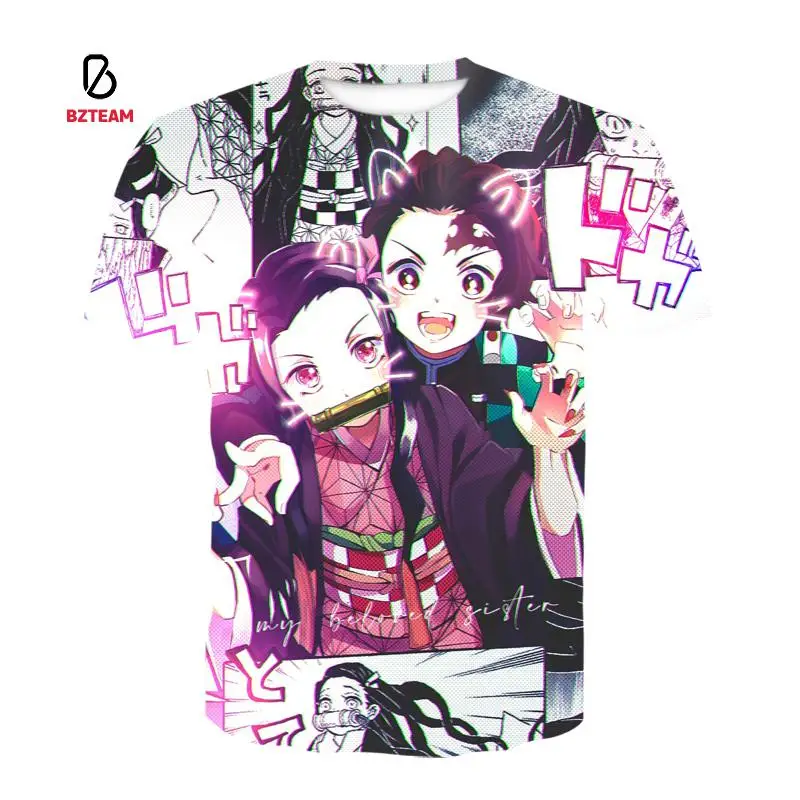 BZTEAM Summer Casual Men's And Women's Anime T-shirt Fashion 2021 New Short-sleeved Creative Cartoon Printing T-shirt 3d Printin
BZTEAM Summer Casual Men's And Women's Anime T-shirt Fashion 2021 New Short-sleeved Creative Cartoon Printing T-shirt 3d Printin