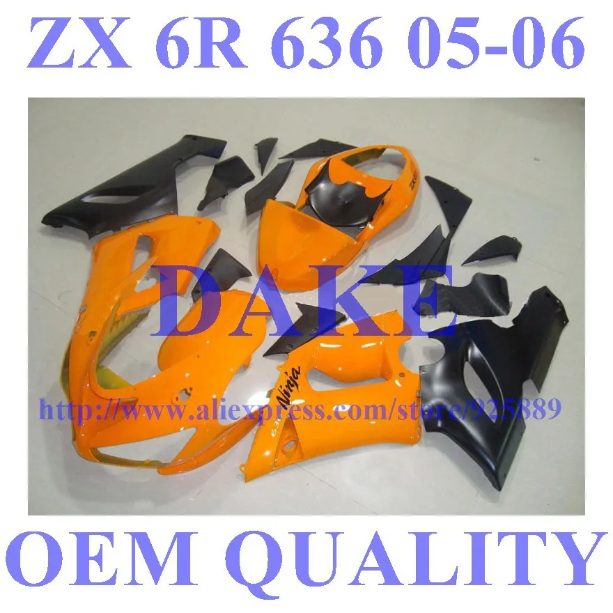 Orange Black Fairing Kit For NINJA ZX 6R 636 05 06 ZX-6R DAKE ZX6R 2005 2006 ZX 6R 05 06 Fairings A3EW6
Orange Black Fairing Kit For NINJA ZX 6R 636 05 06 ZX-6R DAKE ZX6R 2005 2006 ZX 6R 05 06 Fairings A3EW6