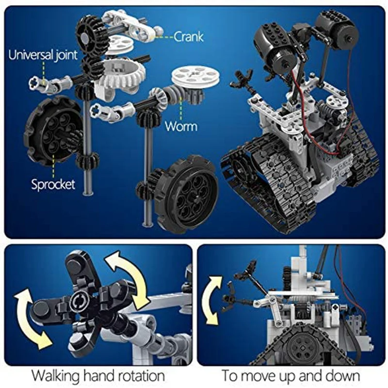 408PCS City RC Robot Electric Building Blocks Robot Technic Remote Control ligent Robot Bricks Toys for Children
408PCS City RC Robot Electric Building Blocks Robot Technic Remote Control ligent Robot Bricks Toys for Children
